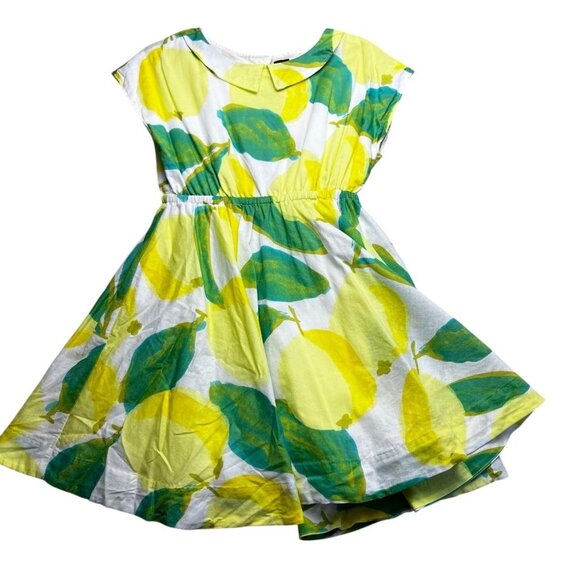 Tea Collection Guava-Go-Go Skirted Collared Dress Size 6 Years - Picture 1 of 6